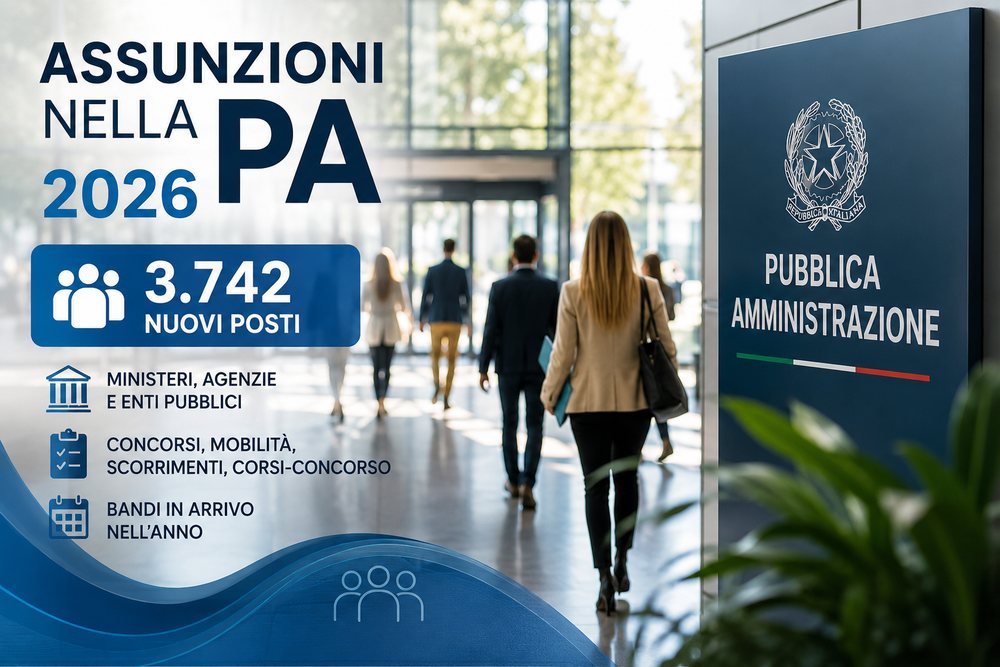Concorsi PA, 3.742 assunzioni: cosa sapere, come partecipare concorsi-pa-assunzioni