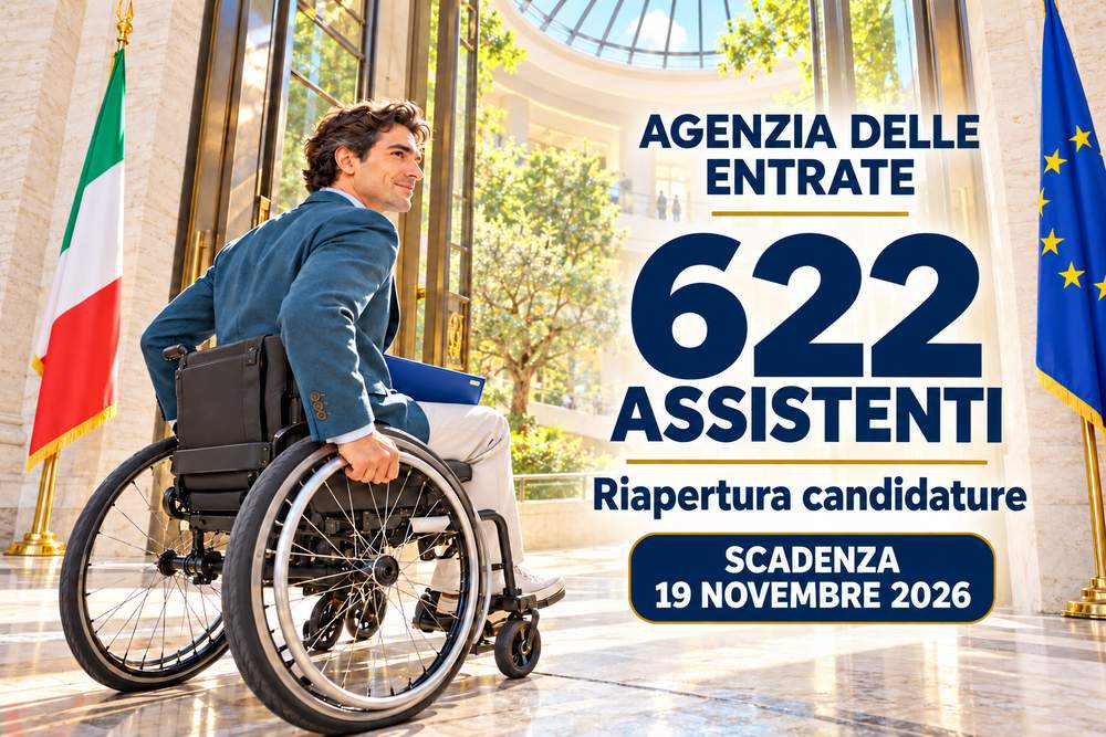 Concorso Agenzia Entrate 622 assistenti: riapertura domande concorso-agenzia-entrate