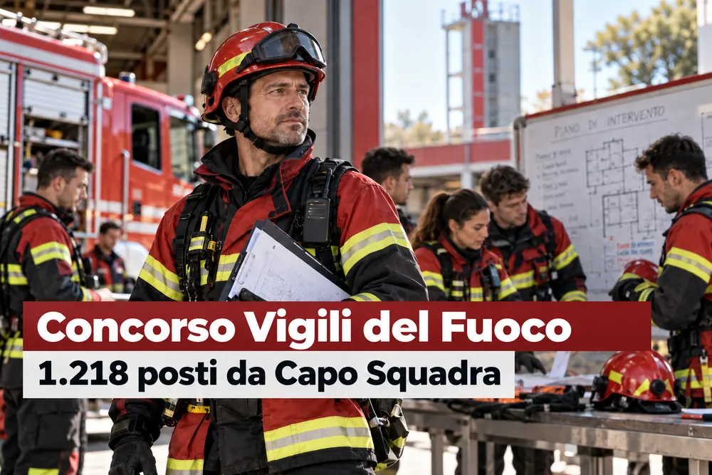 Capo Squadra Vigili del Fuoco: bando 1.218 posti, come partecipare! concorso-cs-2026-vigili-del-fuoco